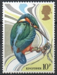 Stamps United Kingdom -  AVES.  MARTÍN  PESCADOR.