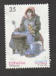Stamps Spain -  La castañera