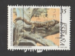 Stamps Spain -  Lagarto gigante de el Hierro