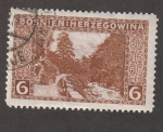 Stamps Bosnia Herzegovina -  Paisaje montañoso