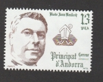 Stamps : Europe : Andorra :  Obispo Juan Benlloch