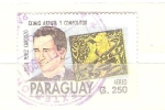 Stamps : America : Paraguay :  RESERVADO felix peréz cardozo