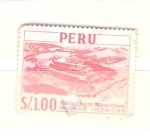 Stamps Peru -  fortaleza paramonga ruinas incaicas