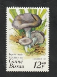 Stamps Guinea Bissau -  346 - Champiñón, Lepista nuda