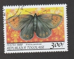 Sellos de Africa - Togo -  Erebia pandros