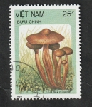 Stamps : Asia : Vietnam :  852 - Champiñón, Collybia fusipes