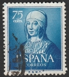 Stamps Spain -  1093 - V Centº del nacimiento de Isabel la Católica