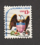 Stamps United States -  Escudo y aguila EEUU