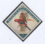 Stamps Indonesia -  AVES.  ISLAS MOLUCAS.