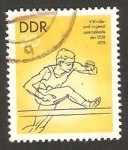 Stamps Germany -  1746 - 5 Sparkiadas juveniles, carrera de vallas