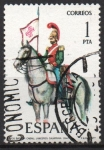 Stamps Spain -  LANCEROS  DE  CALATRAVA  1844