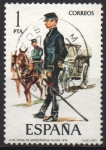 Stamps Spain -  OFICIAL  DE  ADMINISTRACIÓN  MILITAR