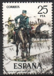 Stamps Spain -  OFICIAL  DE  SANIDAD  MILITAR  1895