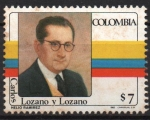 Stamps : America : Colombia :  CARLOS  LOZANO  Y  LOZANO