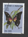 Sellos de Africa - Santo Tom� y Principe -  Papilio weiskfi