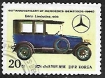 Stamps North Korea -  Limousine-Benz, 1909
