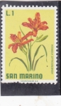 Stamps San Marino -  FLORES-
