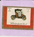 Sellos de Asia - Emiratos rabes Unidos -  Autos Antiguos