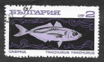 Stamps : Europe : Bulgaria :  1812 - Jurel del Atlántico