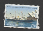 Sellos de Oceania - Australia -  Cumpleaños Isabel II en 1983,yate Britania