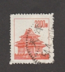 Stamps China -  Templo