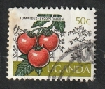 Stamps Uganda -  101 - Tomates