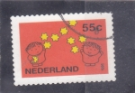 Stamps Netherlands -  ILUSTRACIÓN NIÑOS