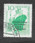 Stamps : Europe : Germany :  500 - Inaguración del Puerto Marítimo de Rostock