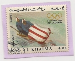 Stamps United Arab Emirates -  Olimpiadas 1968