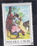 Stamps : Europe : Poland :  PINTURA-