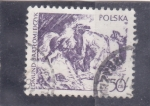 Stamps Poland -  ILUSTRACIÓN- CABALLO DESBOCADO 