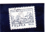 Stamps Poland -  ILUSTRACIÓN- CACERIA 