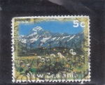 Stamps New Zealand -  PAISAJE