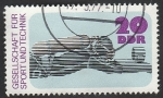 Stamps Germany -  1898 - 25 anivº de la organizacion para la educacion deportiva y técnica, inmersion deportiva