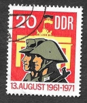 Stamps : Europe : Germany :  1316 - 10 Años del Muro de Berlin