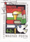 Stamps : Europe : Hungary :  30 Aniversario Liga Juvenil comunista nacional