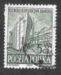 Stamps Poland -  560 - Reconstrucción de los Astilleros de Gdansk