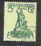 Sellos de Europa - Polonia -  668 - Monumento de la Sirena