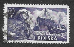 Sellos de Europa - Polonia -  723 - Barco S. S. Chopin
