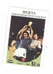 Sellos de America - San Vicente y las Granadinas -  Mundial de futbol. Italia 1982
