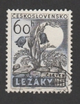 Sellos de Europa - Checoslovaquia -  20 Aniv. de la destrucción de Lidice y Lezaky por los nazis