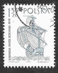 Sellos del Mundo : Europa : Polonia : 1206 - Barcos Antiguos