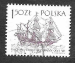 Stamps : Europe : Poland :  1207 - Barcos Antiguos