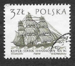 Sellos de Europa - Polonia -  1212 - Barcos Antiguos