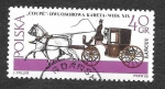Stamps Poland -  1379 - Carruajes Tirados por Caballos. Museo Lancut