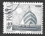 Stamps Poland -  1441 - Barco