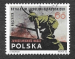 Stamps Poland -  1451 - Participación de la Brigada Polaca Jaroslaw Dabrowski en la Guerra Civil Española