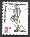 Sellos de Europa - Polonia -  1515 - Iris sibirica