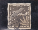 Stamps : America : Chile :  AVION