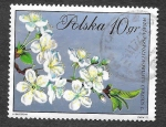 Sellos de Europa - Polonia -  1860 - Flores